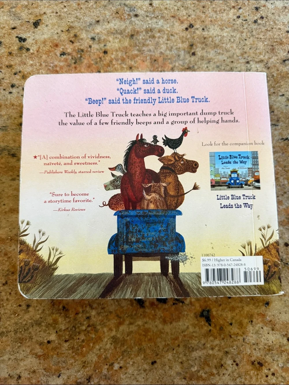 Little Blue Truck Board Book - Little Blue Truck (Blue)